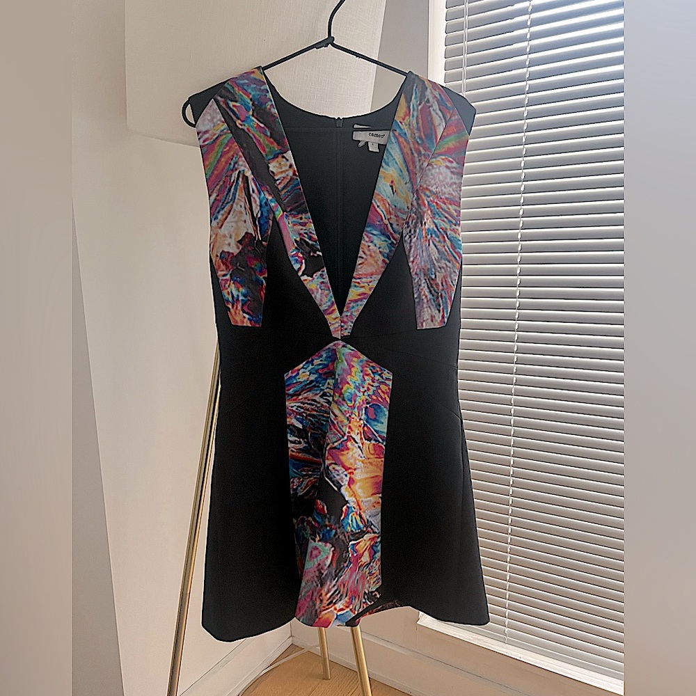 Cameo Watercolor Dress size L(6-8)